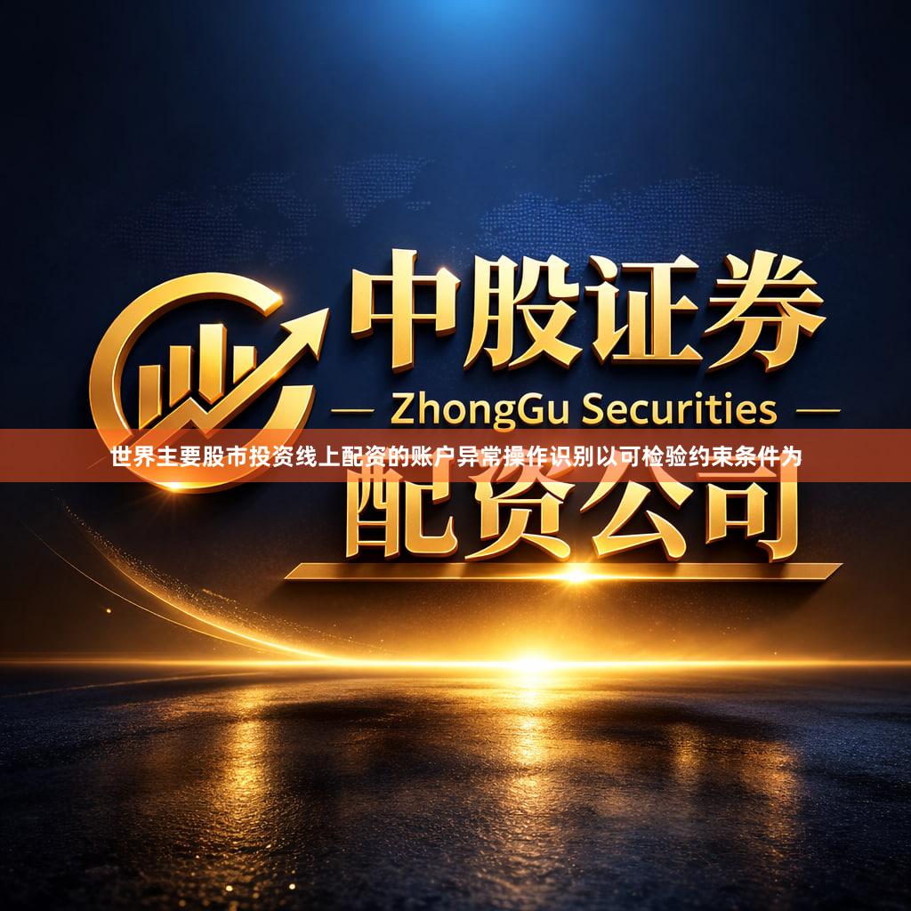 世界主要股市投资线上配资的账户异常操作识别以可检验约束条件为