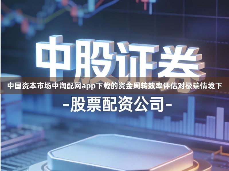 中国资本市场中淘配网app下载的资金周转效率评估对极端情境下