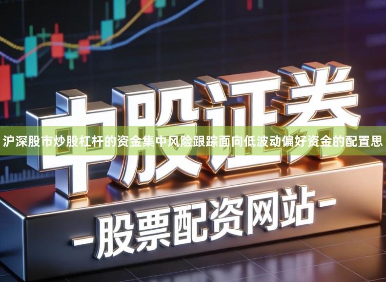 沪深股市炒股杠杆的资金集中风险跟踪面向低波动偏好资金的配置思