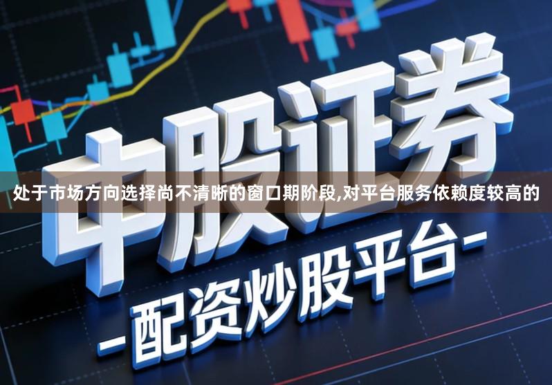 处于市场方向选择尚不清晰的窗口期阶段,对平台服务依赖度较高的